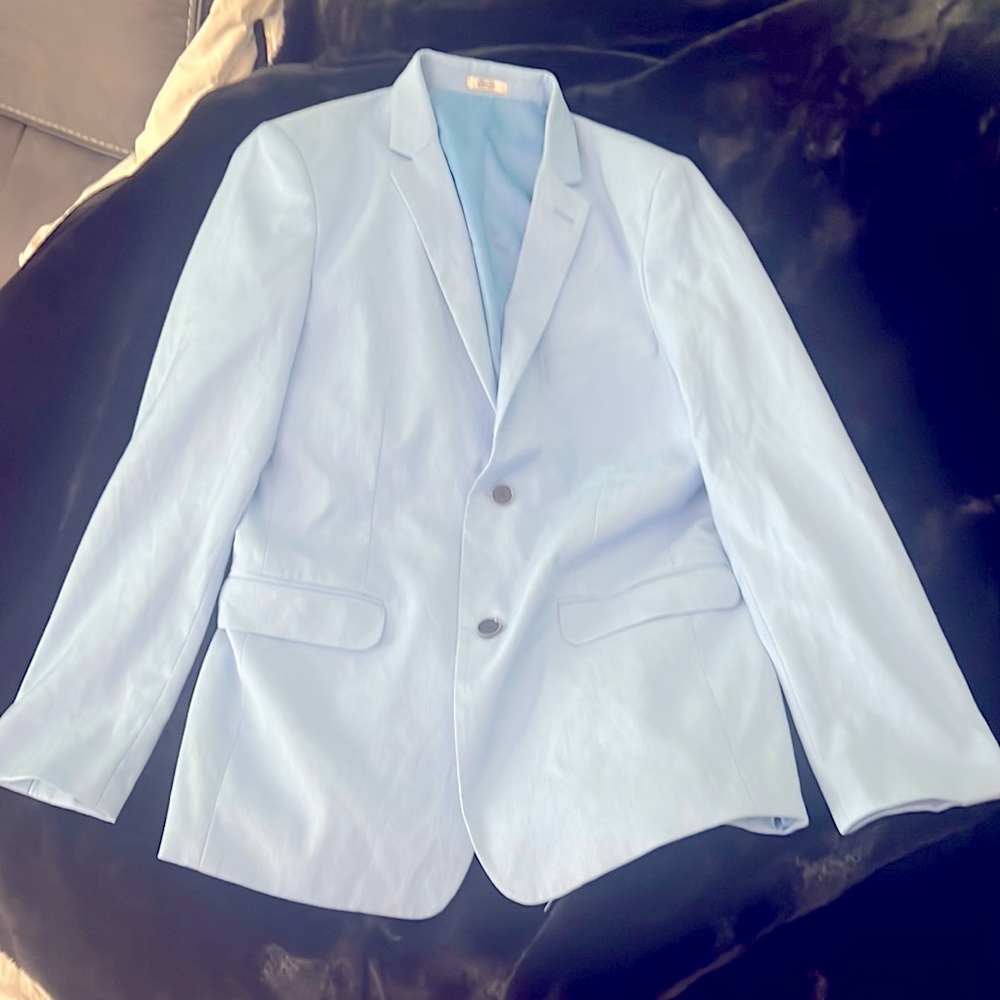 Calvin Klein youth blazer, baby blue size 18.  Worn once